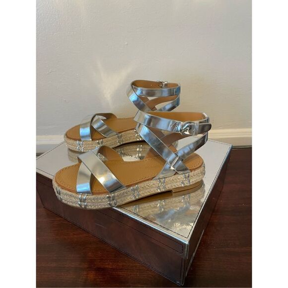 Sigerson Morrison Women's Jacky Espadrille Wedge Sandal size US6 (EU 36,5) new - Picture 1 of 11